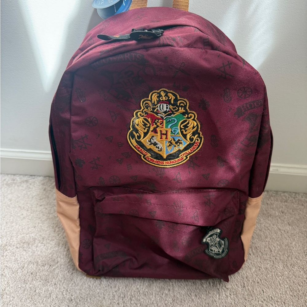 Harry Potter Warner Bros. Burgundy Backpack